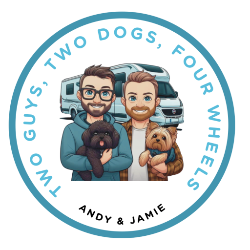 Two Guys, Two Dogs, Four Wheels